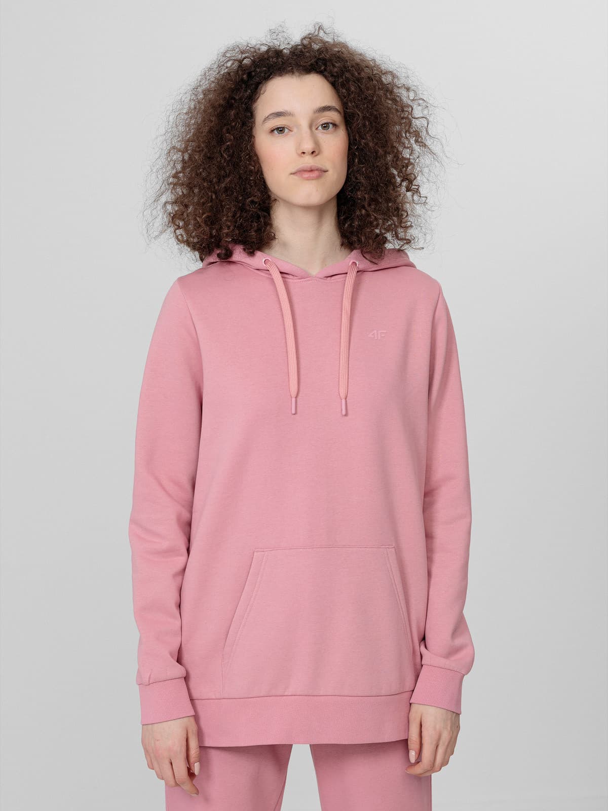4F H4L22-BLD352 LIGHT PINK Dámská mikina US L H4L22-BLD352 LIGHT PINK - náhled 1