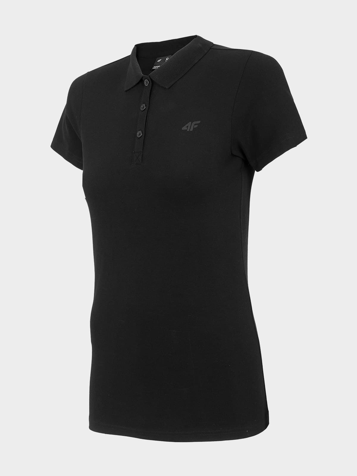 4F H4L22-TSD355 DEEP BLACK Dámské polo tričko US XS H4L22-TSD355 DEEP BLACK - náhled 1
