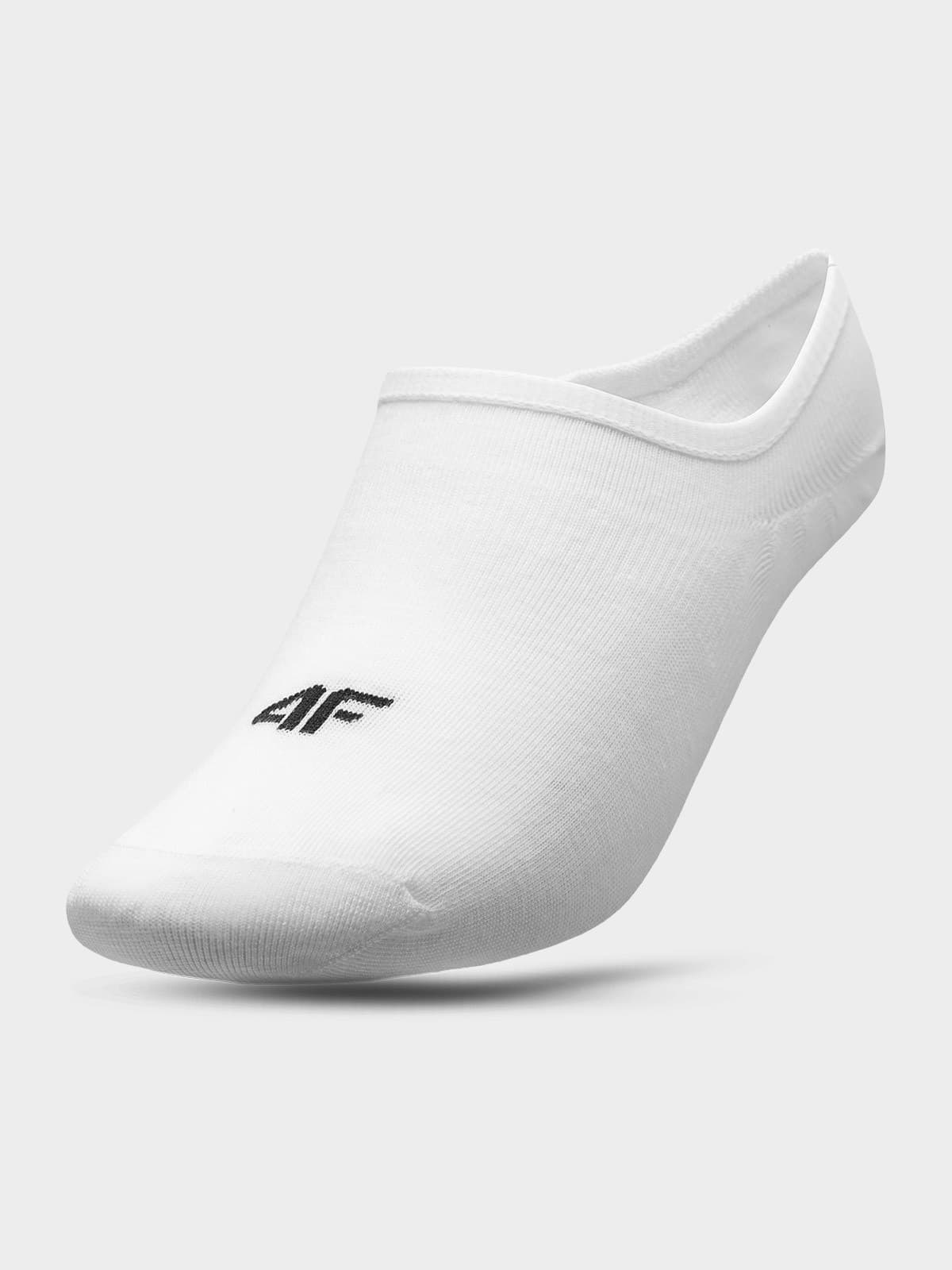 4F H4L22-SOD301 COLD LIGHT GREY MELANGE+WHITE+DEEP BLACK Ponožky EU 35/38 H4L22-SOD301 GREYWHITEBLACK - náhled 2