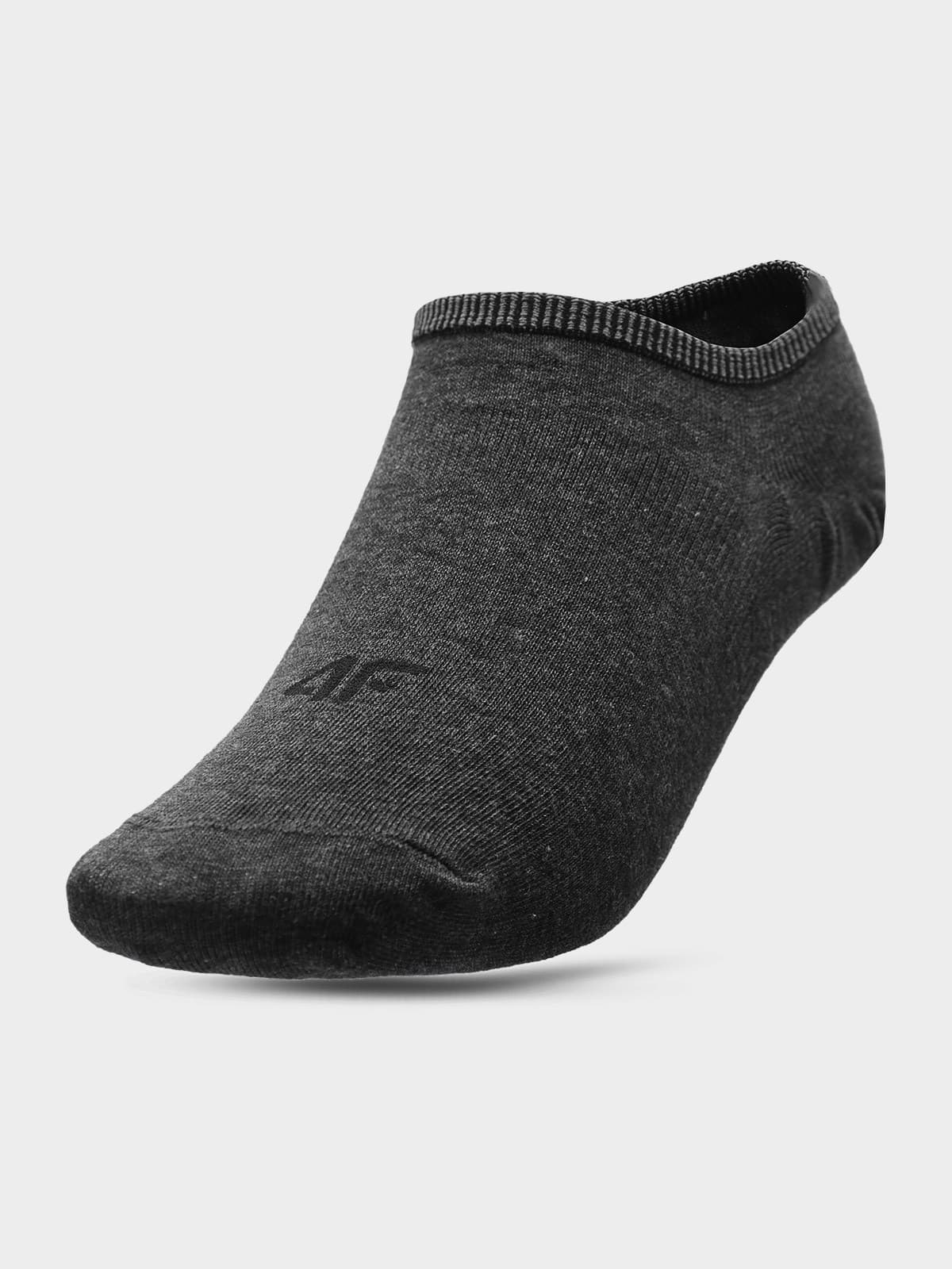 4F H4L22-SOD301 COLD LIGHT GREY MELANGE+GREY MELANGE+MID Ponožky EU 35/38 H4L22-SOD301 GREY - náhled 3