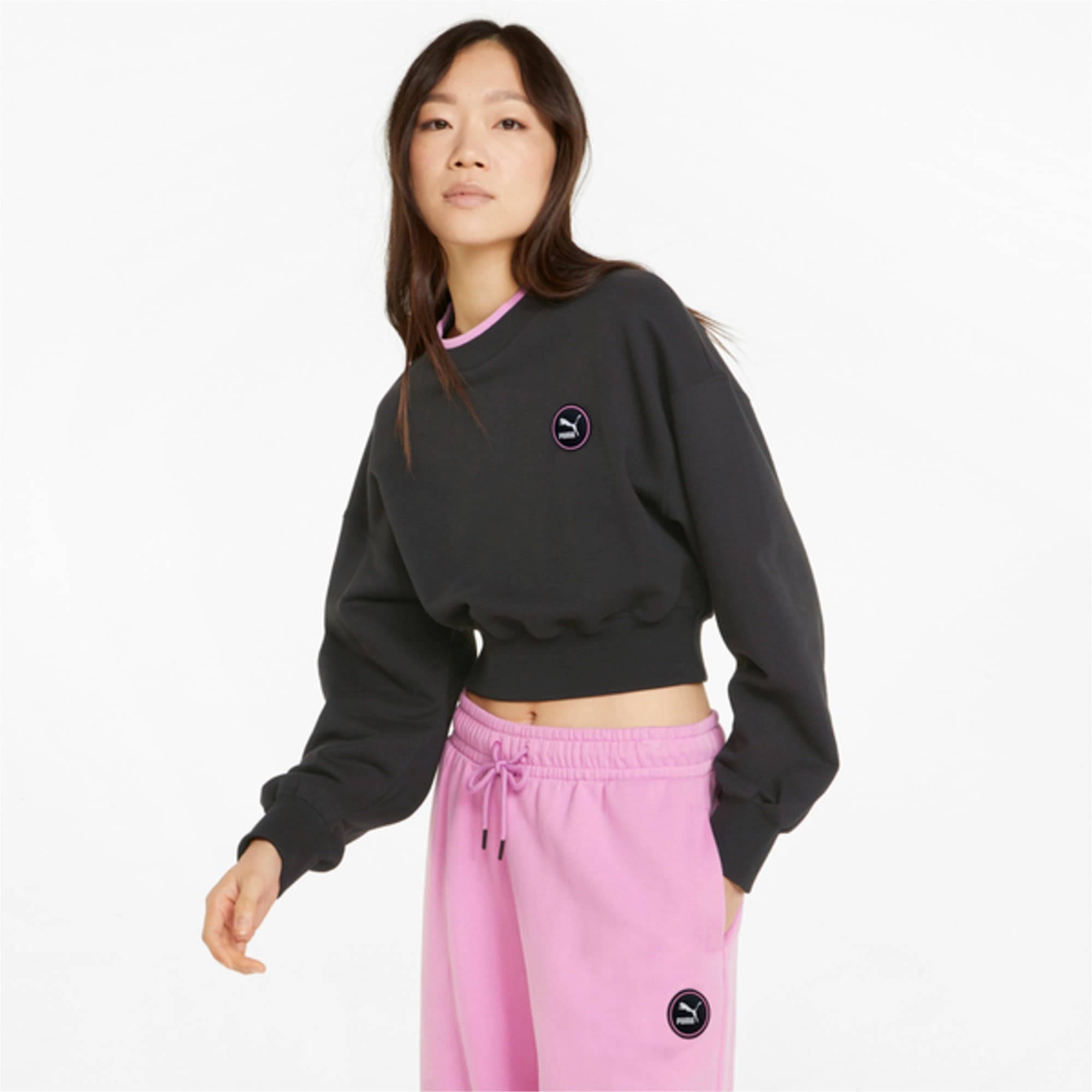 Puma SWxP Crew TR Dámská mikina US L 533562-01 - náhled 3