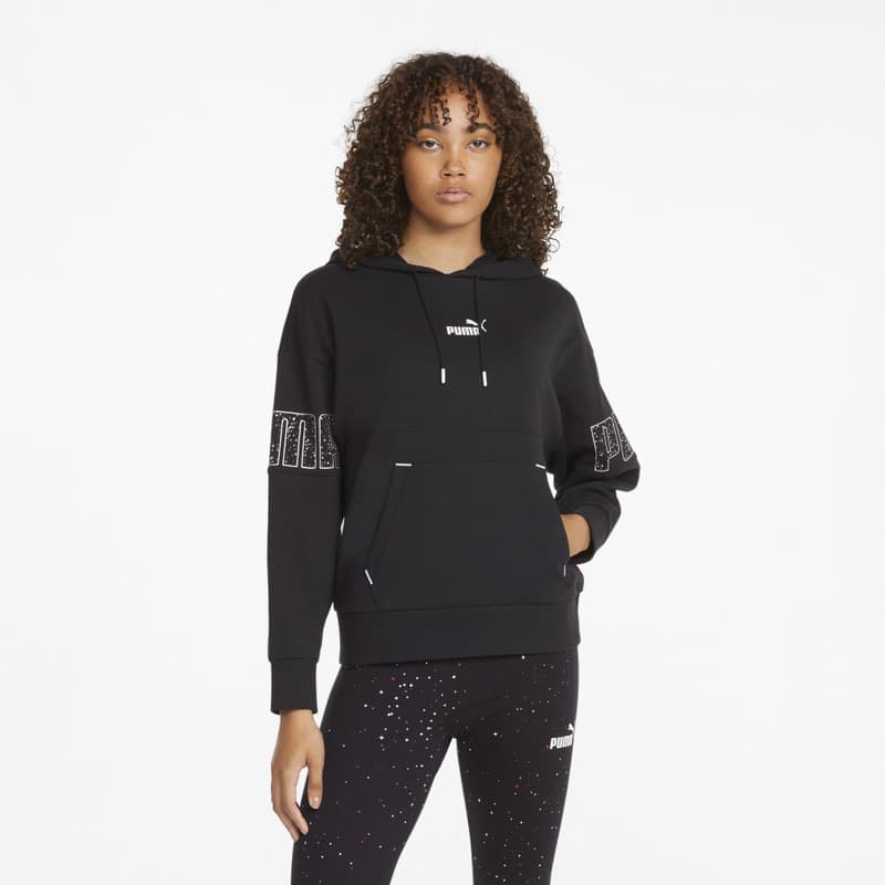 Puma Puma Power Colorblock Stardust Hoodie TR Dámská mikina US S 848828-01 - náhled 3