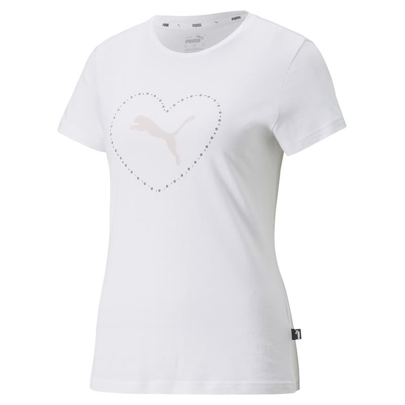 Puma Valentine s Day Graphic Tee Dámské tričko US L 848408-02 - náhled 1