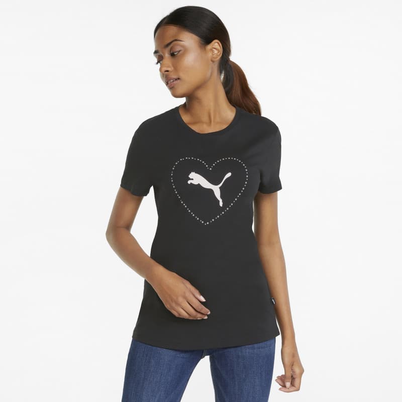 Puma Valentine s Day Graphic Tee Dámské tričko US S 848408-01 - náhled 3