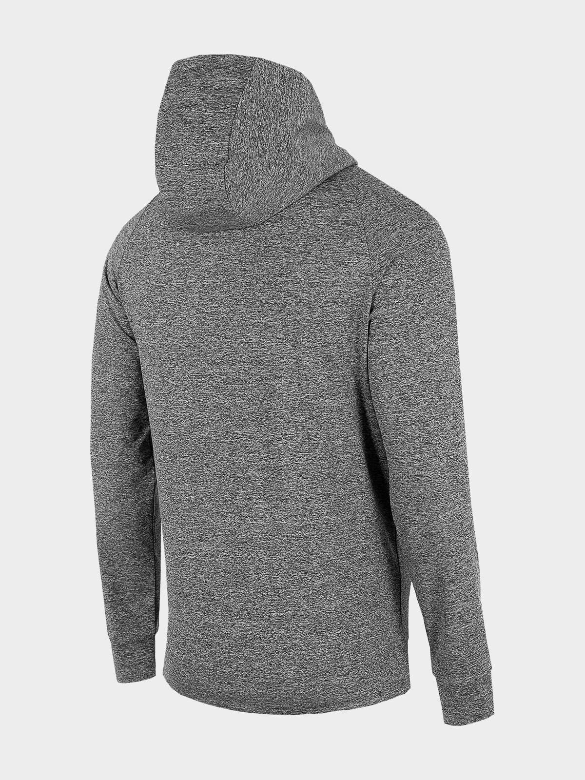 4F H4L22-BLMF350 COLD LIGHT GREY MELANGE Pánská mikina US M H4L22-BLMF350 LIGHT GREY MEL - náhled 2