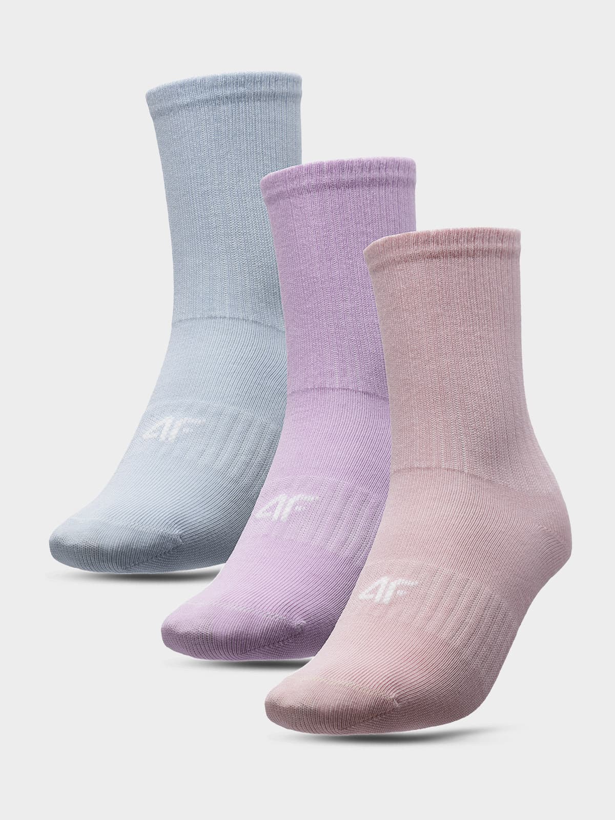 4F HJL22-JSOD002 LIGHT PINK+LIGHT VIOLET+LIGHT BLUE Ponožky EU 32/35 HJL22-JSOD002 PINKVIOLETBLUE