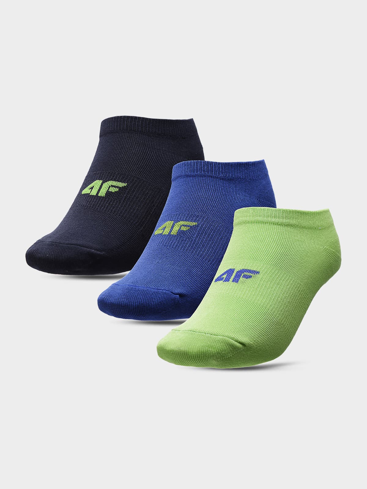 4F HJL22-JSOM004 LEMON+BLUE+NAVY Ponožky EU