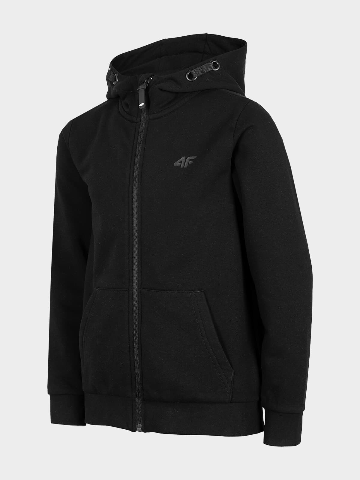 4F HJL22-JBLM001 DEEP BLACK Dětská mikina EU 122 HJL22-JBLM001 DEEP BLACK - náhled 1