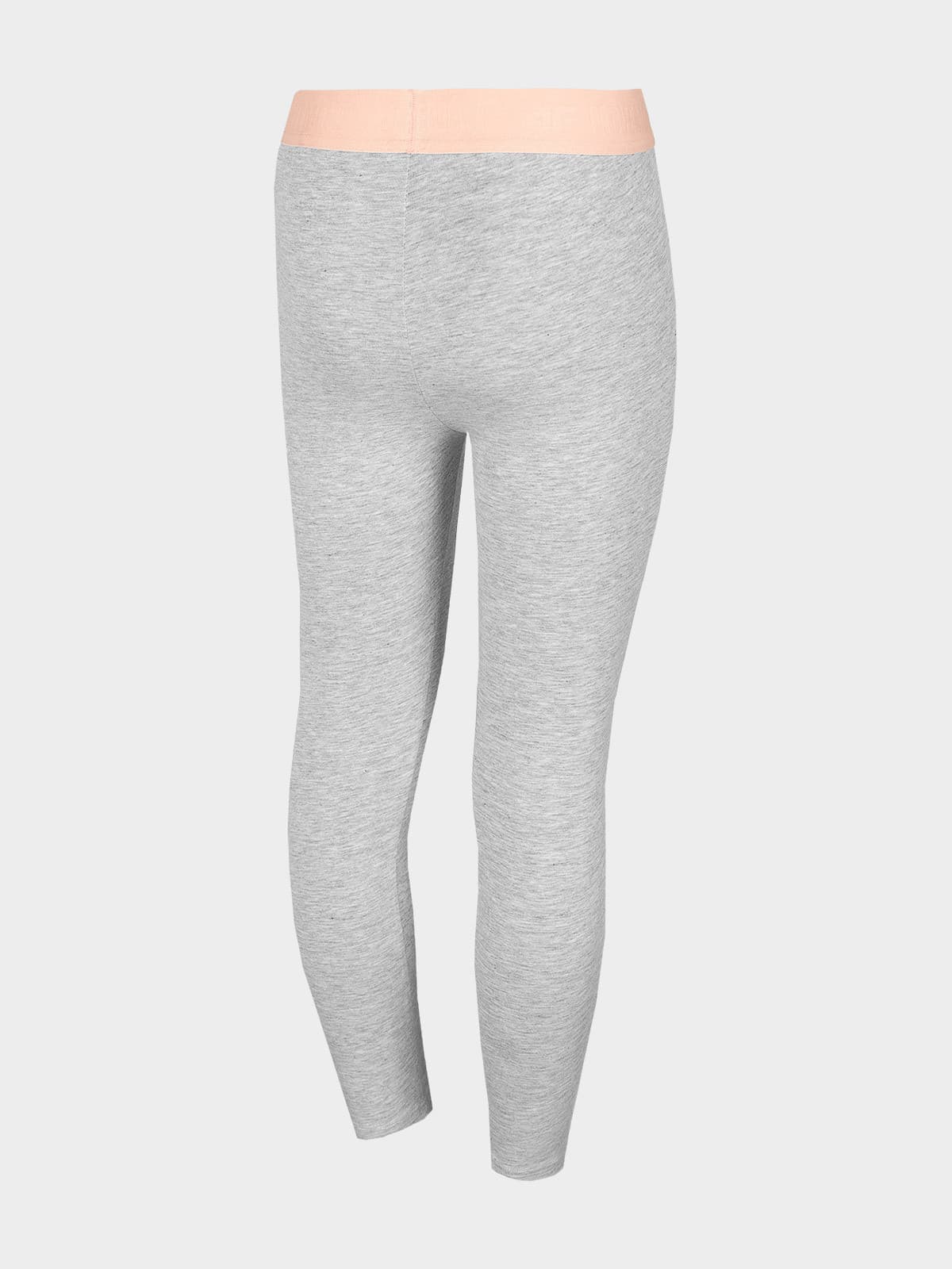 4F HJL22-JLEG004 COLD LIGHT GREY MELANGE Dětské legíny EU 122 HJL22-JLEG004 LIGHT GREY MEL - náhled 2