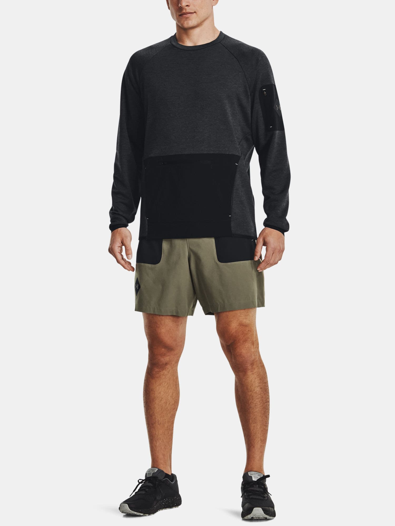 Under Armour UA Terrain Terry Crew Pánská mikina US L 1370509-001 - náhled 3