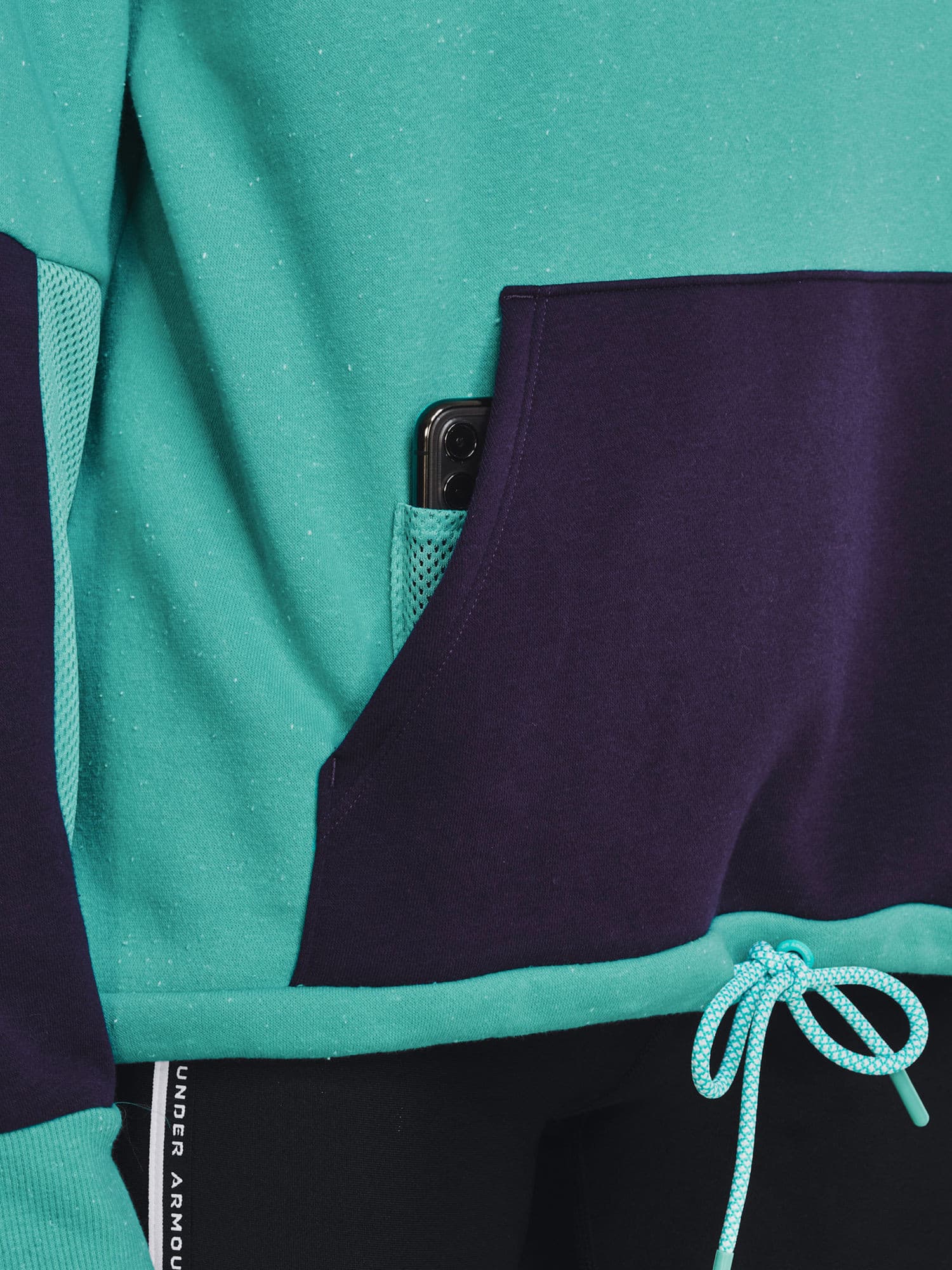 Under Armour Rival + Fleece Hoodie Dámská mikina US L 1369851-369 - náhled 4