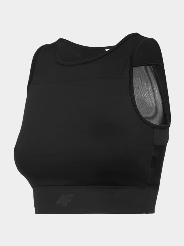 4F H4L22-TSDF015 DEEP BLACK Dámské tričko US L H4L22-TSDF015 DEEP BLACK - náhled 1
