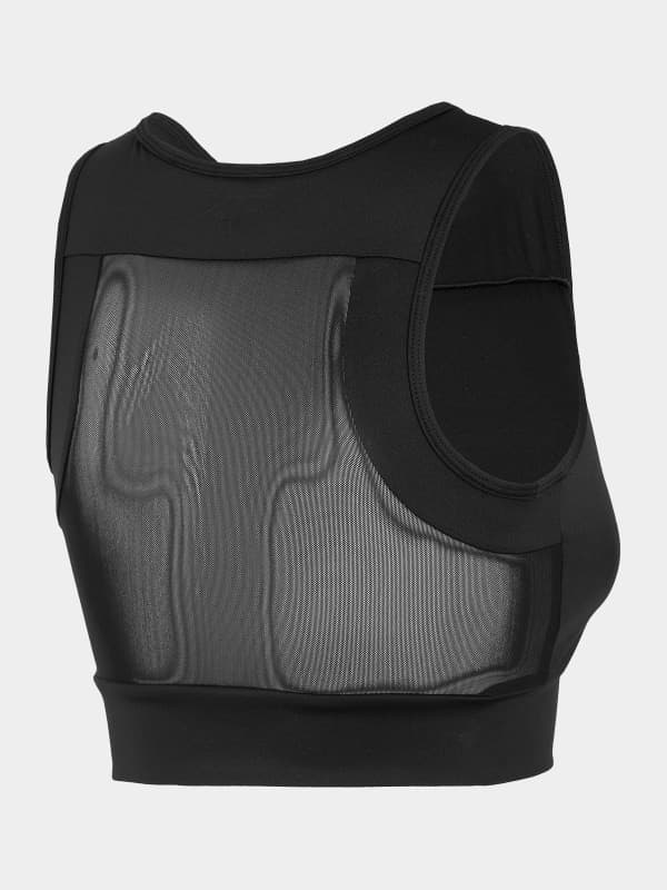 4F H4L22-TSDF015 DEEP BLACK Dámské tričko US L H4L22-TSDF015 DEEP BLACK - náhled 2