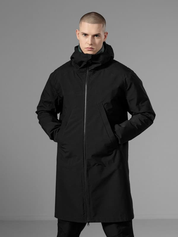 4F H4L22-KUMT061 DEEP BLACK Pánská bunda US M H4L22-KUMT061 DEEP BLACK - náhled 3