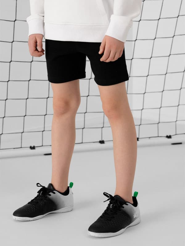 4F HJL22-JSKMD001 DEEP BLACK Dětské kraťasy EU 140 HJL22-JSKMD001 DEEP BLACK - náhled 4