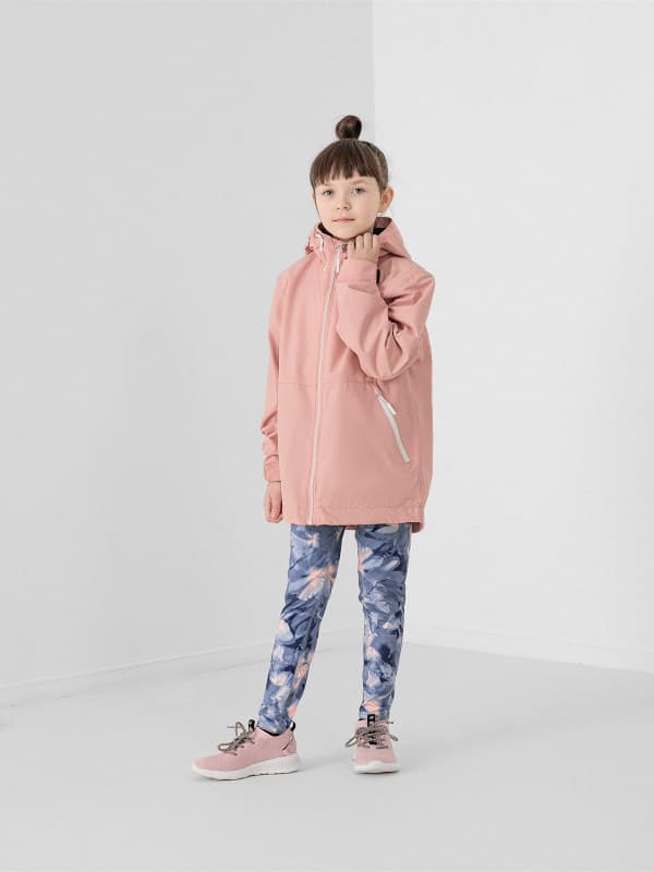 4F HJL22-JKUD001 LIGHT PINK Dětská bunda EU 128 HJL22-JKUD001 LIGHT PINK - náhled 3