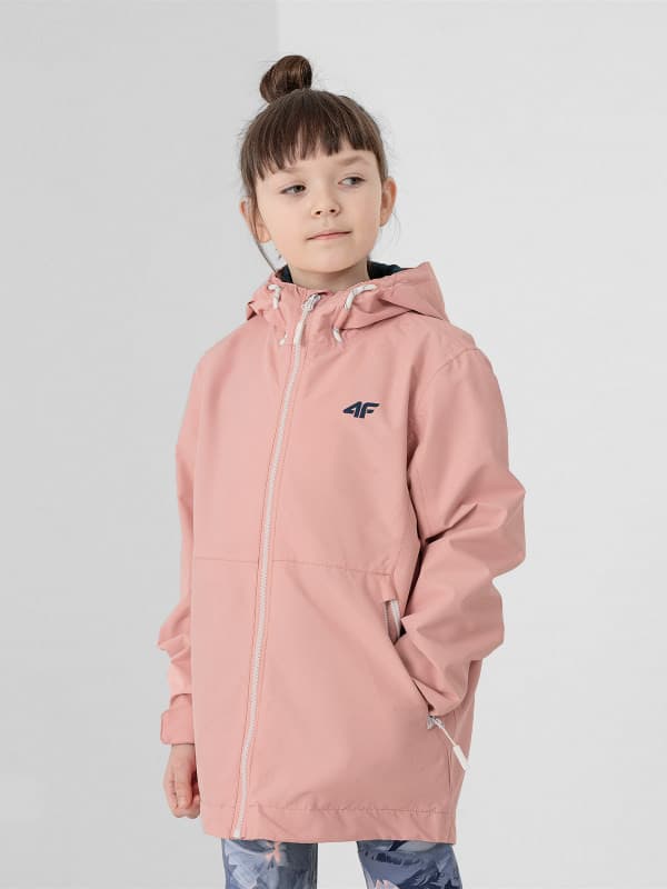4F HJL22-JKUD001 LIGHT PINK Dětská bunda EU 128 HJL22-JKUD001 LIGHT PINK - náhled 4