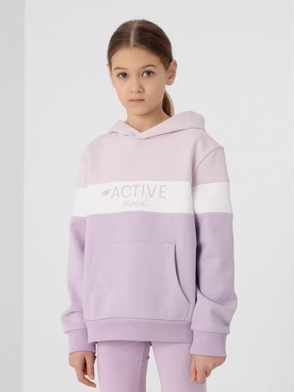 4F HJL22-JBLD002 VIOLET Dětská mikina EU 122 HJL22-JBLD002 VIOLET - náhled 3