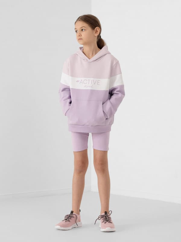 4F HJL22-JBLD002 VIOLET Dětská mikina EU 122 HJL22-JBLD002 VIOLET - náhled 4