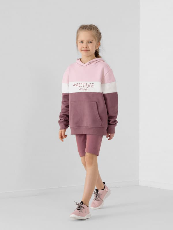 4F HJL22-JBLD002 BURGUNDY Dětská mikina EU 122 HJL22-JBLD002 BURGUNDY - náhled 4