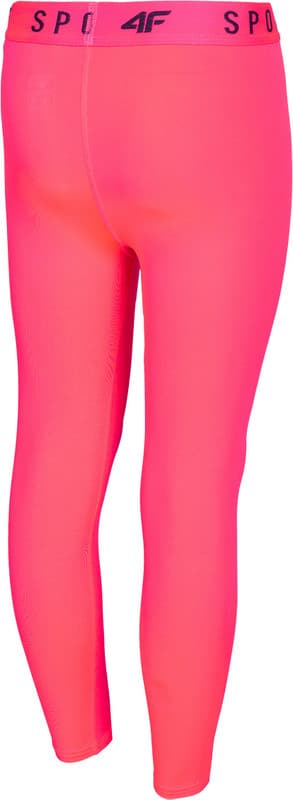 4F HJL22-JSPDF002 CORAL NEON Dětské legíny EU 122/128 HJL22-JSPDF002 CORAL NEON - náhled 5