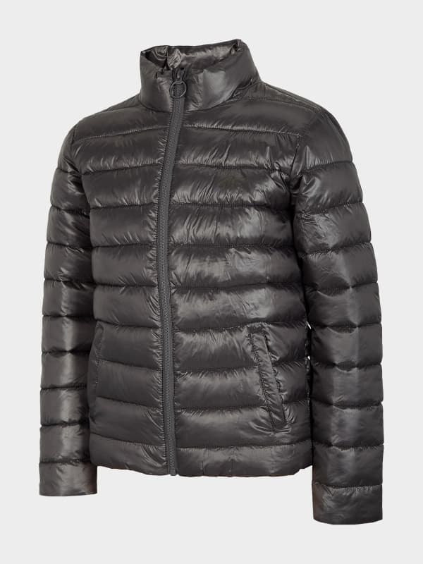 4F HJL22-JKUMP001 DARK GREY Dětská bunda EU 122 HJL22-JKUMP001 DARK GREY - náhled 1