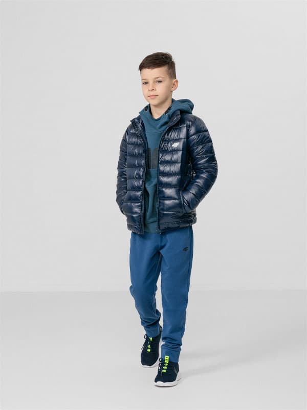4F HJL22-JKUMP001 NAVY Dětská bunda EU 128 HJL22-JKUMP001 NAVY - náhled 4