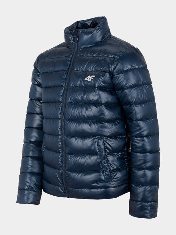 4F HJL22-JKUMP001 NAVY Dětská bunda EU 128 HJL22-JKUMP001 NAVY - náhled 1