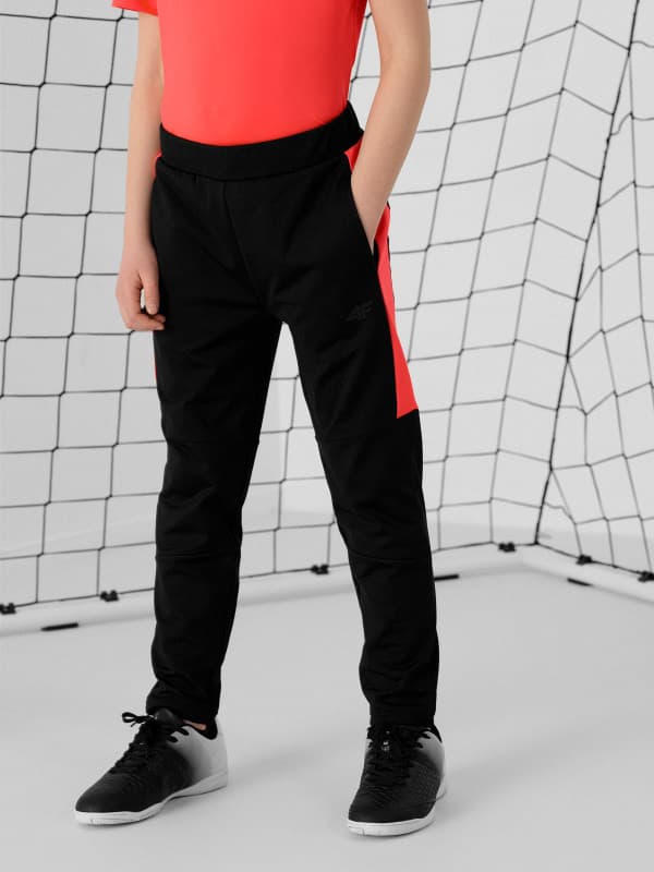 4F HJL22-JSPMTR001 DEEP BLACK Dětské tepláky EU 122/128 HJL22-JSPMTR001 DEEP BLACK - náhled 4