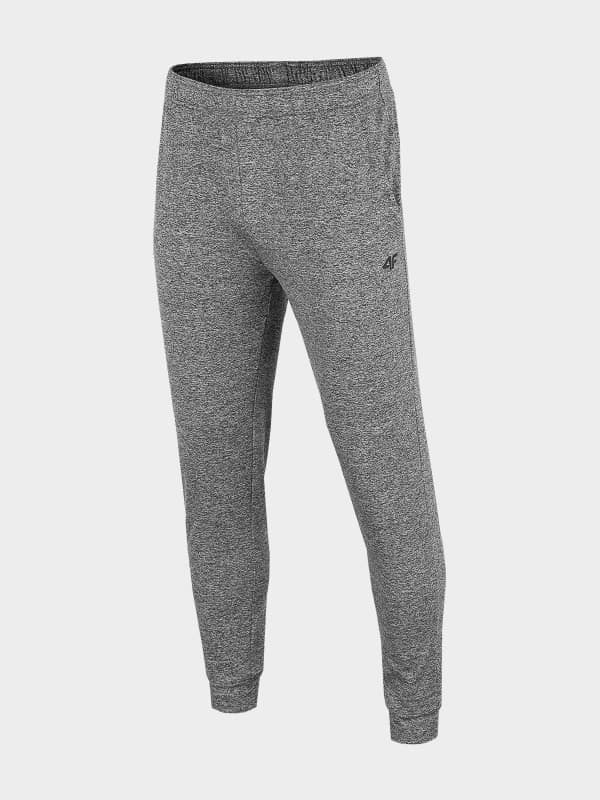 4F H4L22-SPMTR350 COLD LIGHT GREY MELANGE Pánské tepláky US S H4L22-SPMTR350 LIGHT GREY MEL - náhled 1