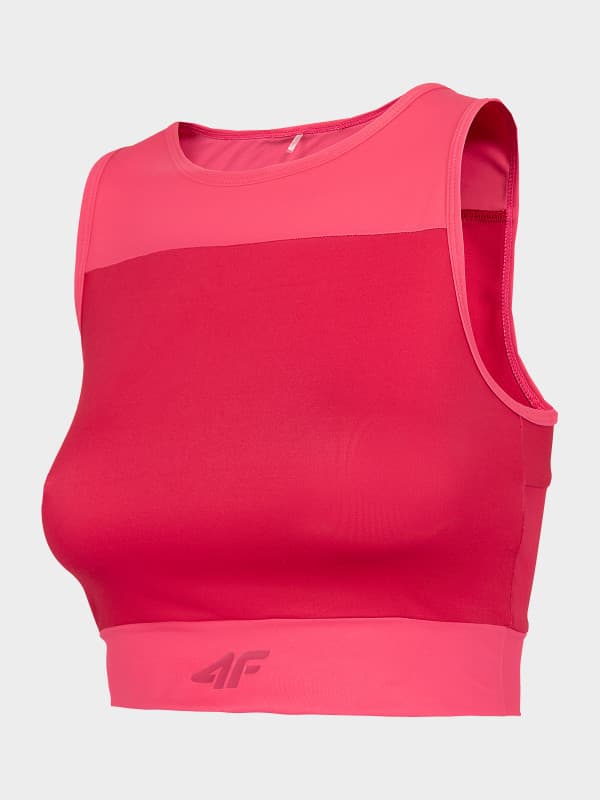 4F H4L22-TSDF015 DARK RED Dámské tričko US L H4L22-TSDF015 DARK RED - náhled 1