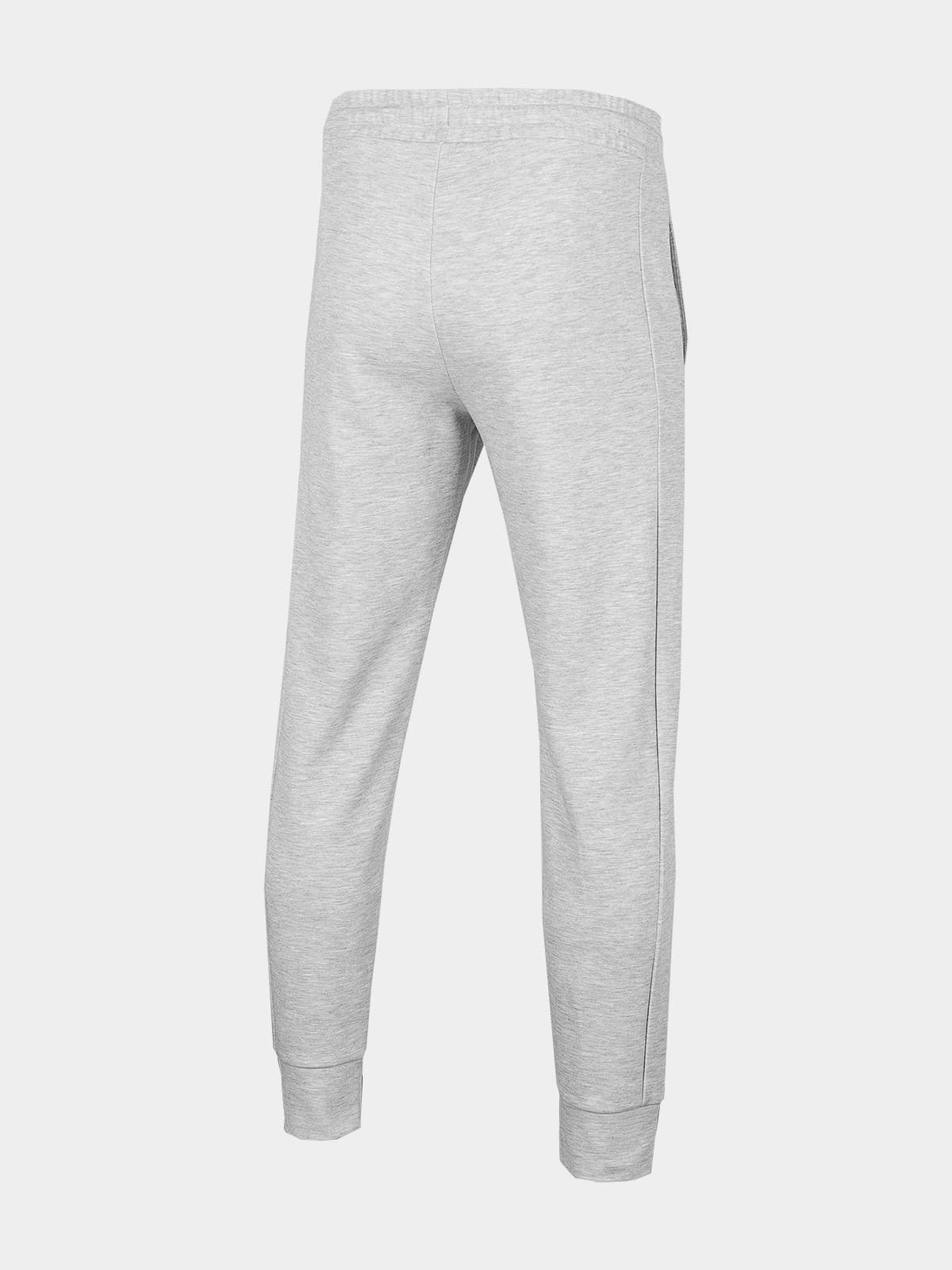 Outhorn HOL22-SPMD606 WARM LIGHT GREY MELANGE Pánské tepláky US S HOL22-SPMD606 LIGHT GREY MEL - náhled 2