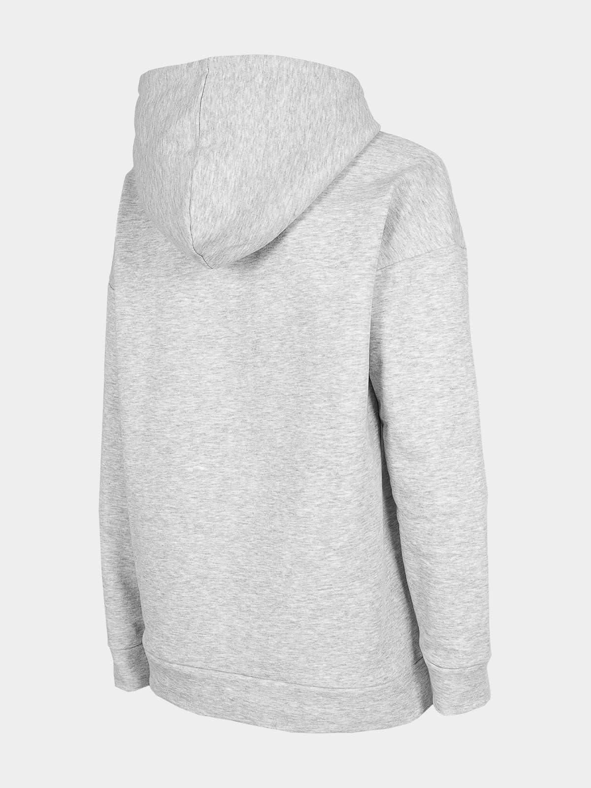 Outhorn HOL22-BLD603 WARM LIGHT GREY MELANGE Dámská mikina US S HOL22-BLD603 LIGHT GREY MEL - náhled 2