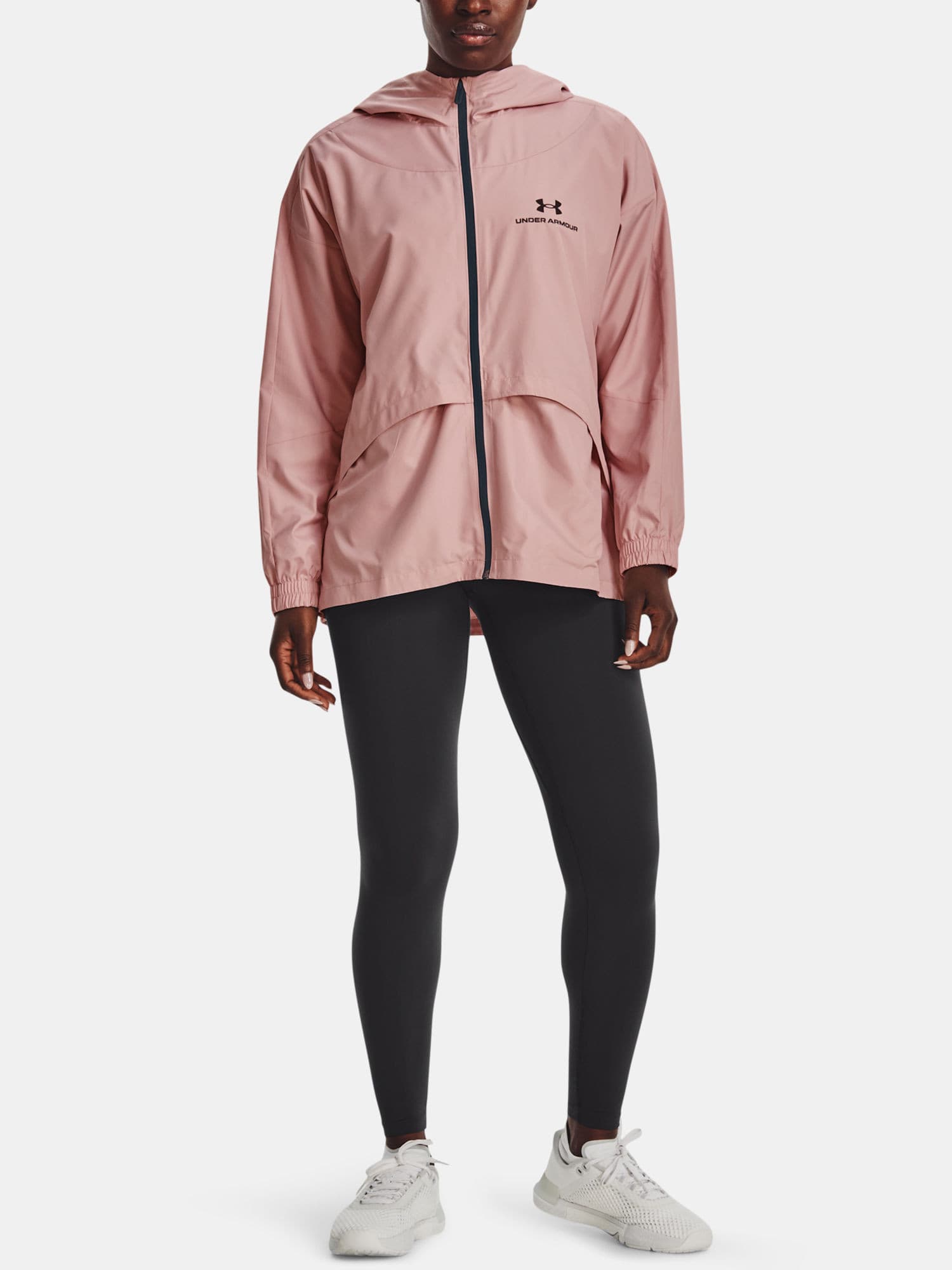 Under Armour UA Rush Woven Nov Jacket Dámská bunda US L 1369848-676 - náhled 4