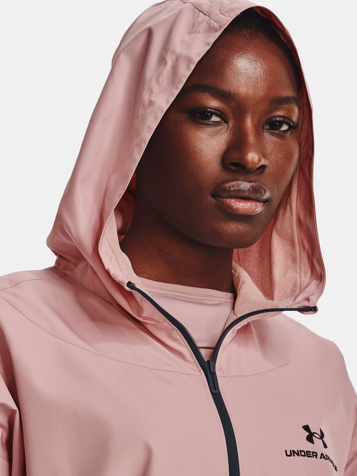 Under Armour UA Rush Woven Nov Jacket Dámská bunda US L 1369848-676 - náhled 5