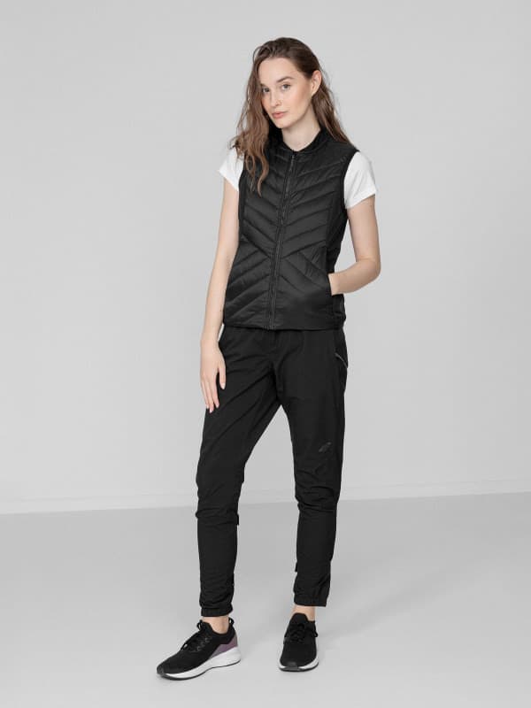 4F H4L22-BZD060 DEEP BLACK Dámská vesta US 3XL H4L22-BZD060 DEEP BLACK - náhled 3
