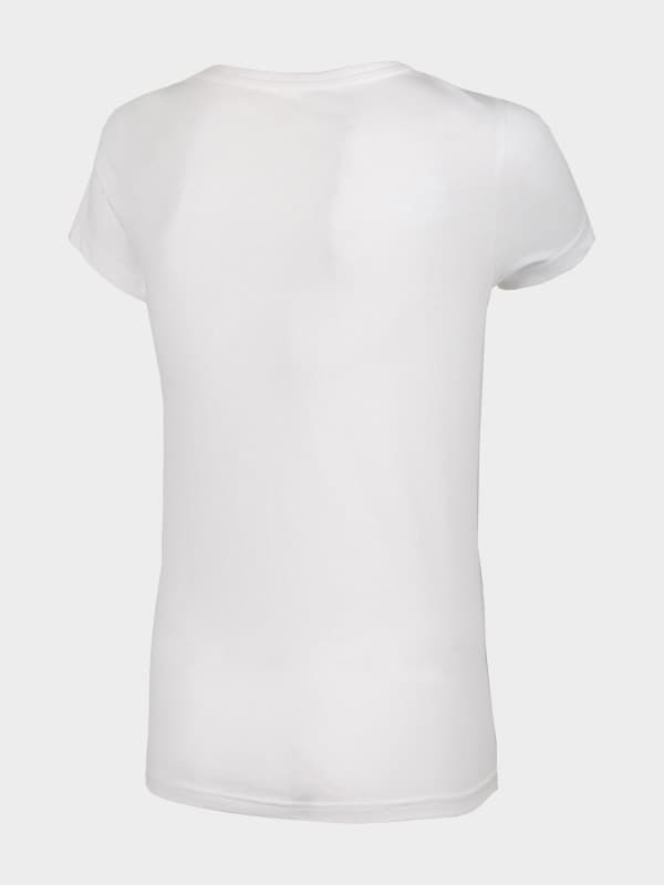 4F H4L22-TSD060 OFF WHITE Dámské tričko US S H4L22-TSD060 OFF WHITE - náhled 2
