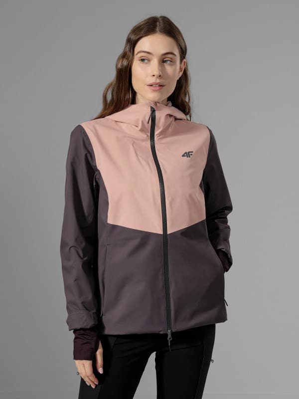 4F H4L22-KUD060 LIGHT PINK Dámská bunda US L H4L22-KUD060 LIGHT PINK - náhled 3