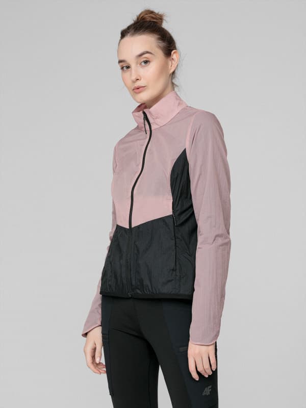 4F H4L22-KUDP061 LIGHT PINK Dámská bunda US 3XL H4L22-KUDP061 LIGHT PINK - náhled 3