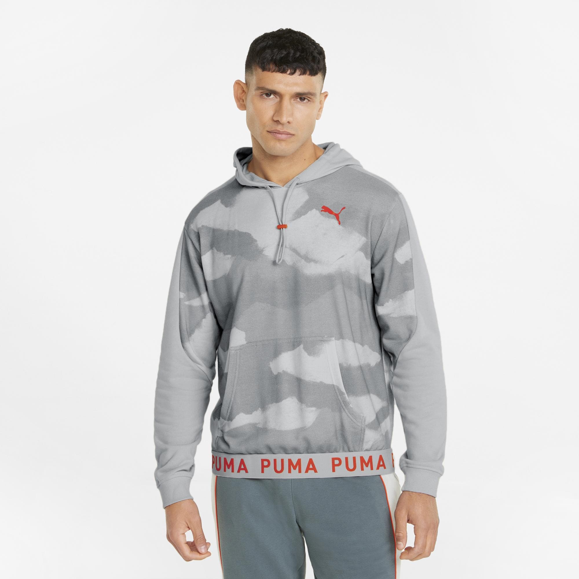 Puma TRAIN AOP HOODIE Pánská mikina US L 521546-19 - náhled 1