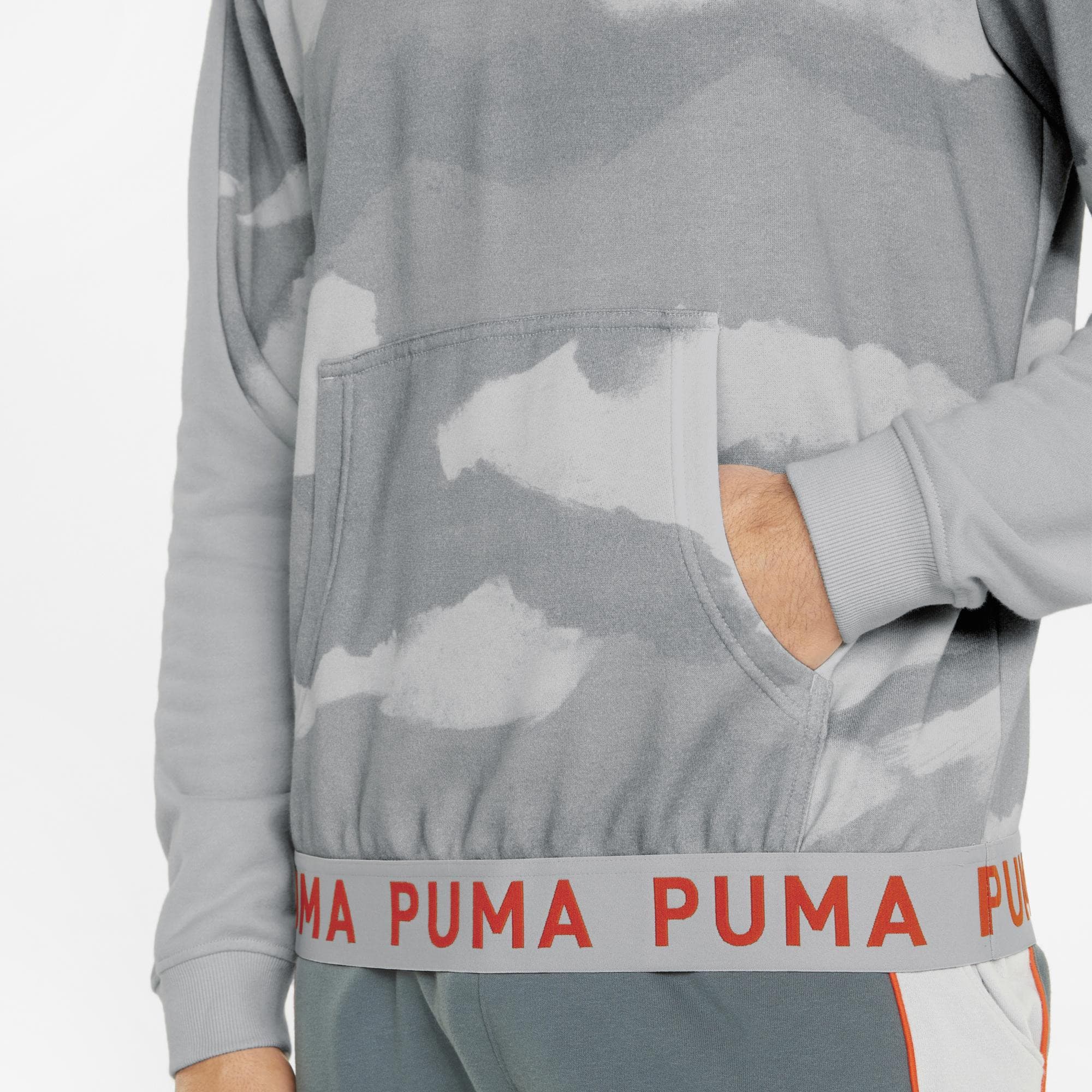 Puma TRAIN AOP HOODIE Pánská mikina US L 521546-19 - náhled 5