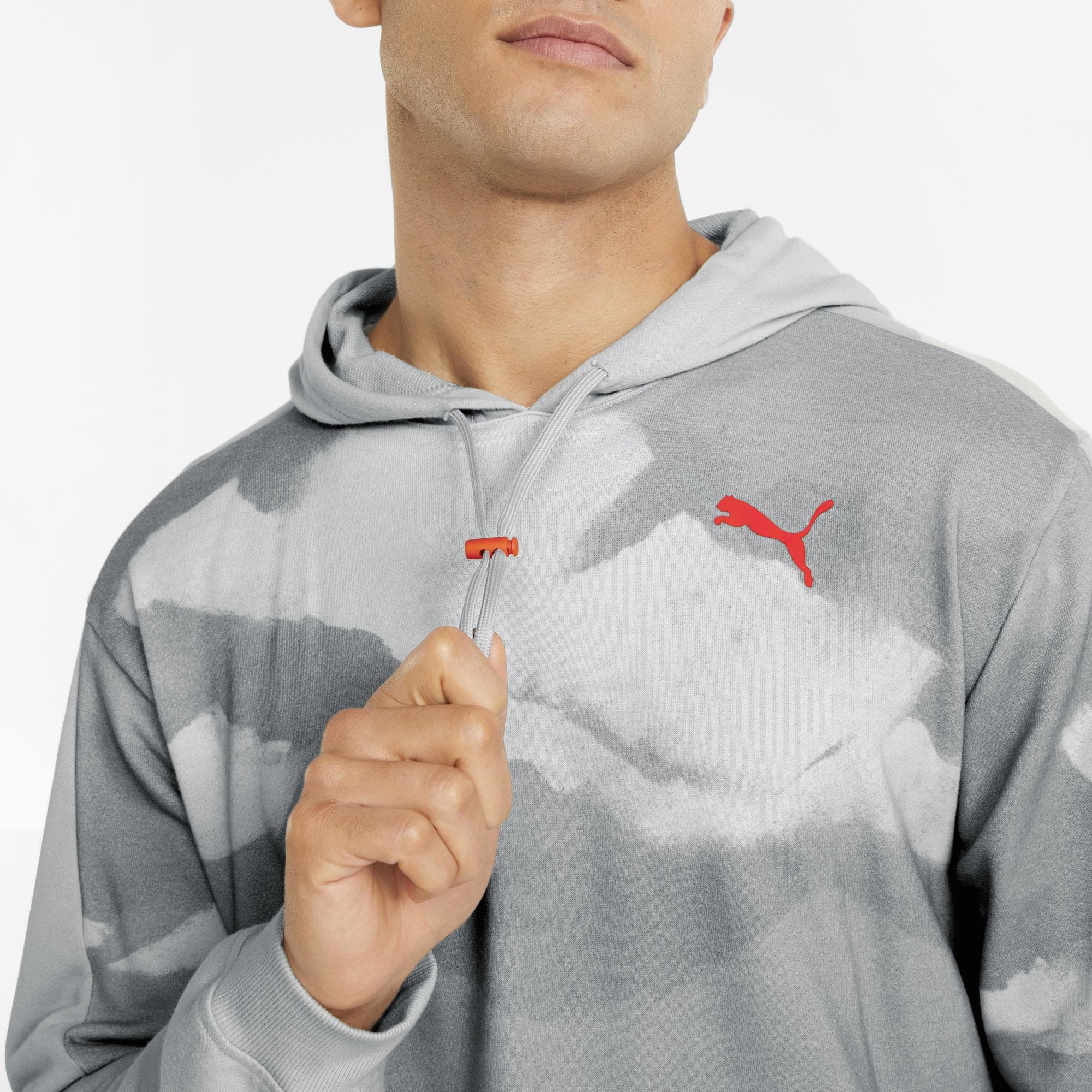 Puma TRAIN AOP HOODIE Pánská mikina US L 521546-19 - náhled 4
