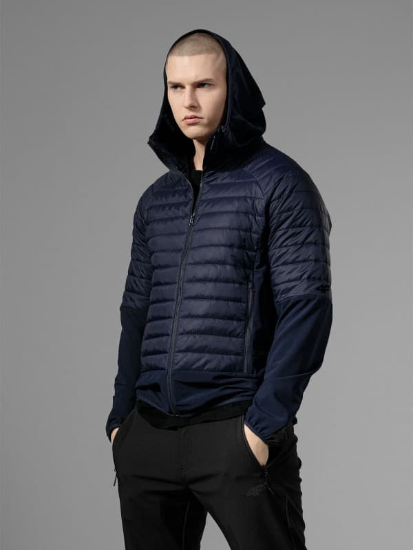 4F H4L22-KUMH060 DARK BLUE Pánská bunda US L H4L22-KUMH060 DARK BLUE - náhled 3