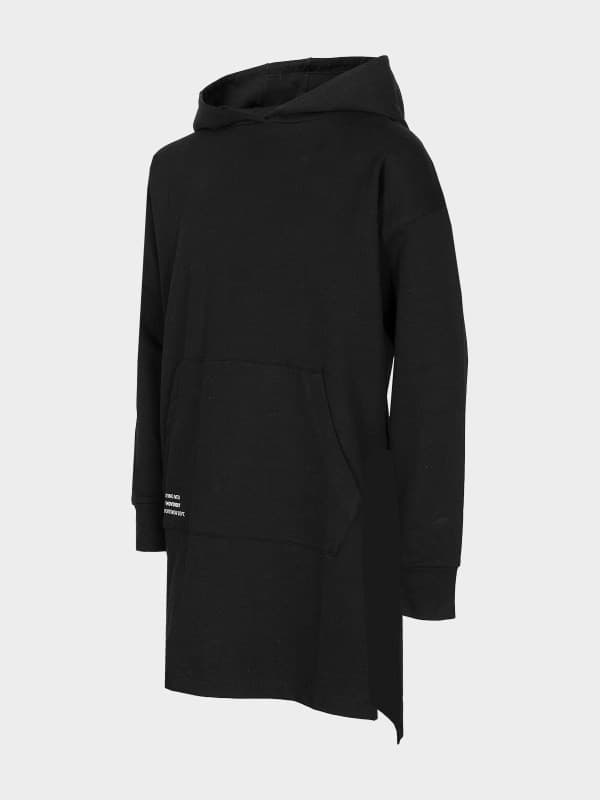 4F HJL22-JSUDD001 DEEP BLACK Dětské šaty EU 128 HJL22-JSUDD001 DEEP BLACK - náhled 1