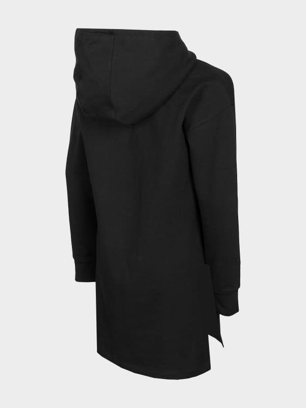 4F HJL22-JSUDD001 DEEP BLACK Dětské šaty EU 128 HJL22-JSUDD001 DEEP BLACK - náhled 2