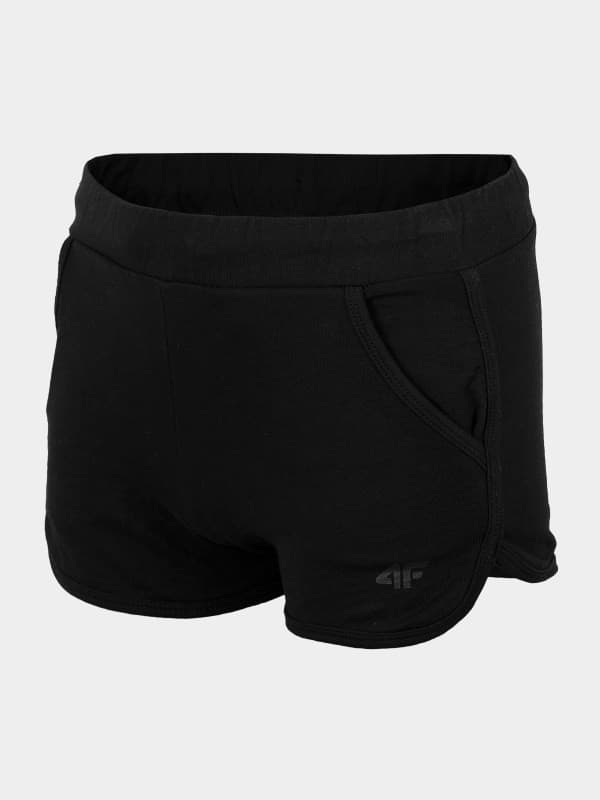 4F HJL22-JSKDD002 DEEP BLACK Dětské kraťasy EU 128 HJL22-JSKDD002 DEEP BLACK - náhled 1