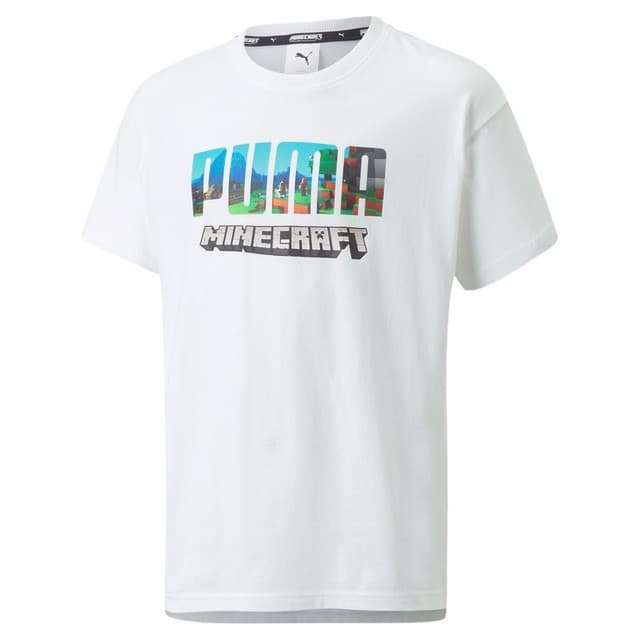 Puma PUMA x MINECRAFT Relaxed Tee Kids Dětské tričko EU 110 533434-02 - náhled 1