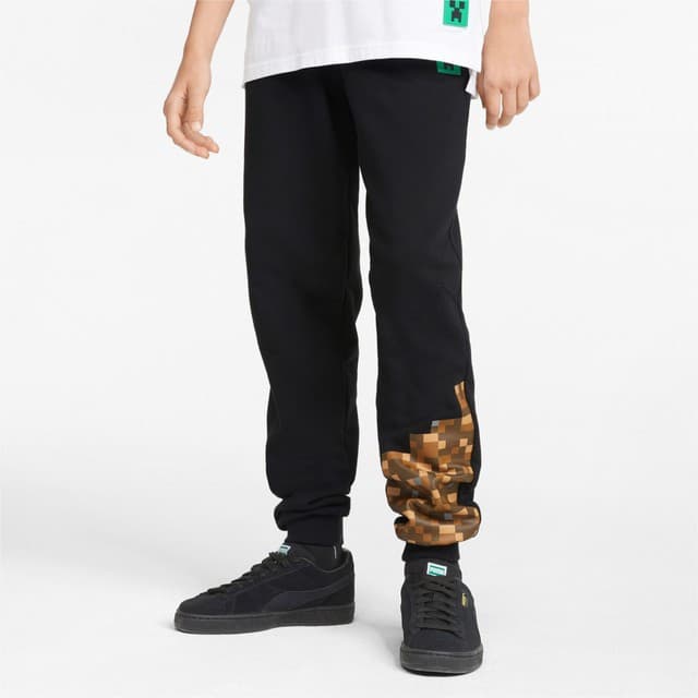 Puma PUMA x MINECRAFT Sweatpants Kids Dětské tepláky EU 110 533437-01 - náhled 4
