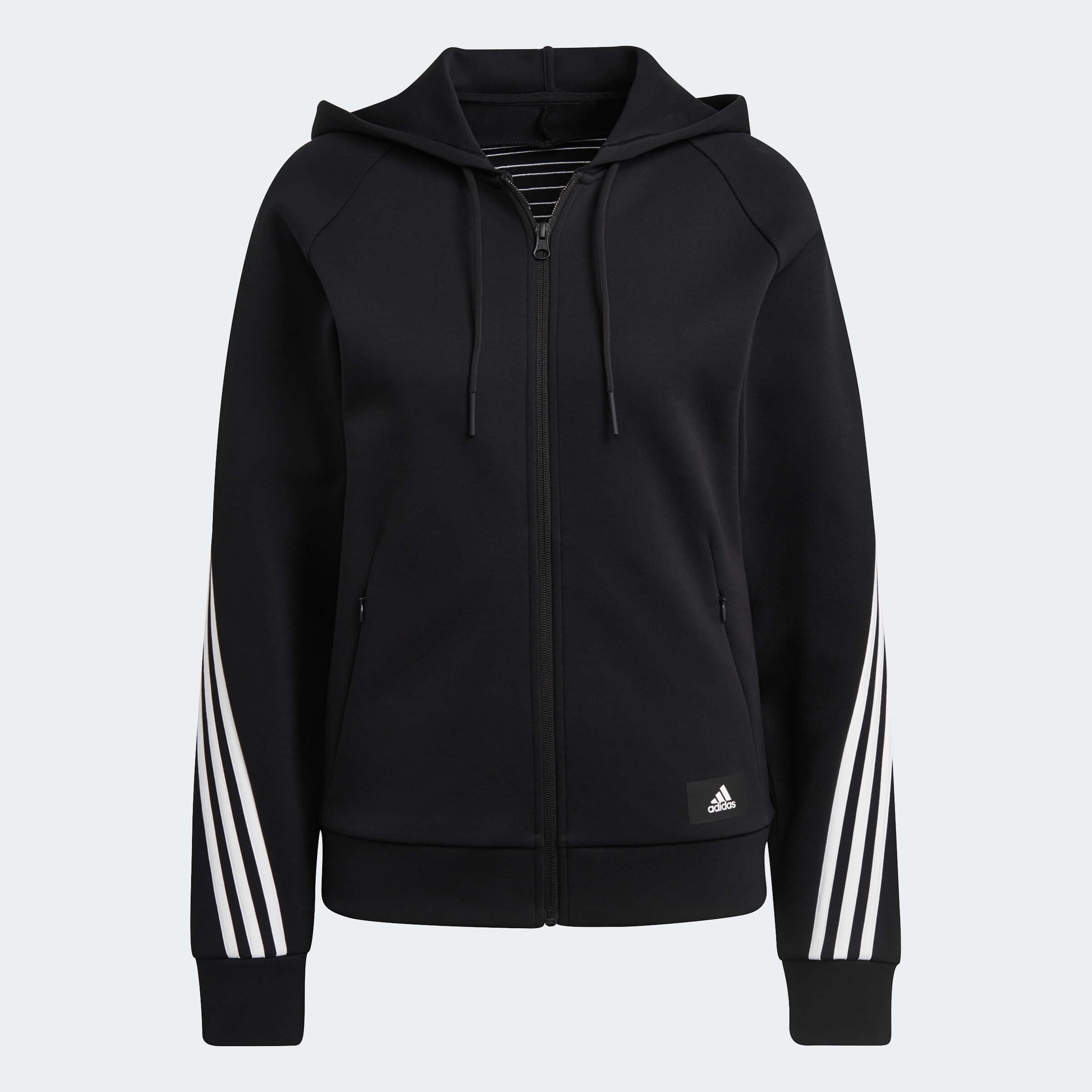 adidas Performance W FI 3S FZ REG Dámská mikina US L H57287 - náhled 1