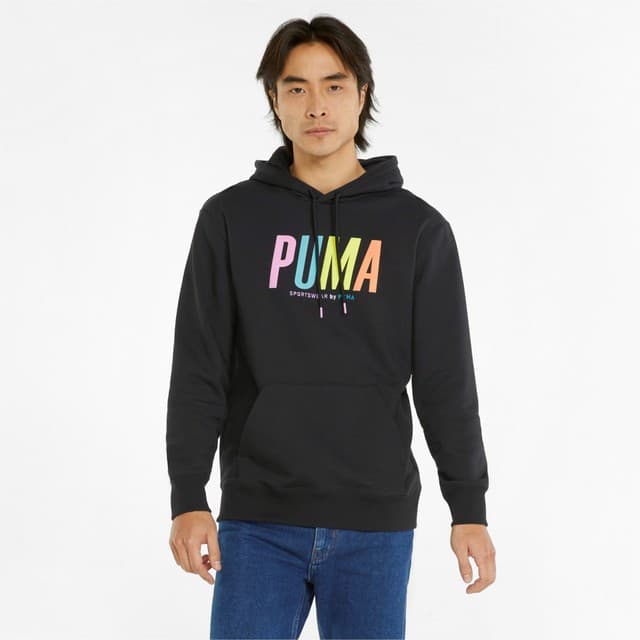 Puma SWxP Graphic Hoodie TR Pánská mikina US L 533621-01 - náhled 3